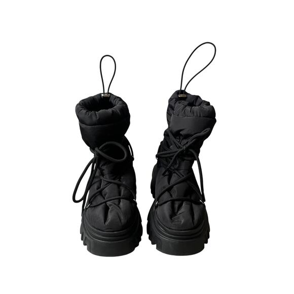 RAYE Shoes - RAYE Bansko Puffer Snow Boots in Black